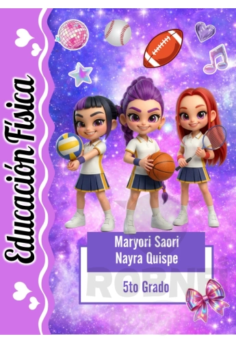 Las Guerreras K Pop Chibis Portada Educacion Fisica